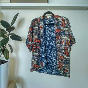 Anthropologie Porridge Silk Bolero Jacket - S